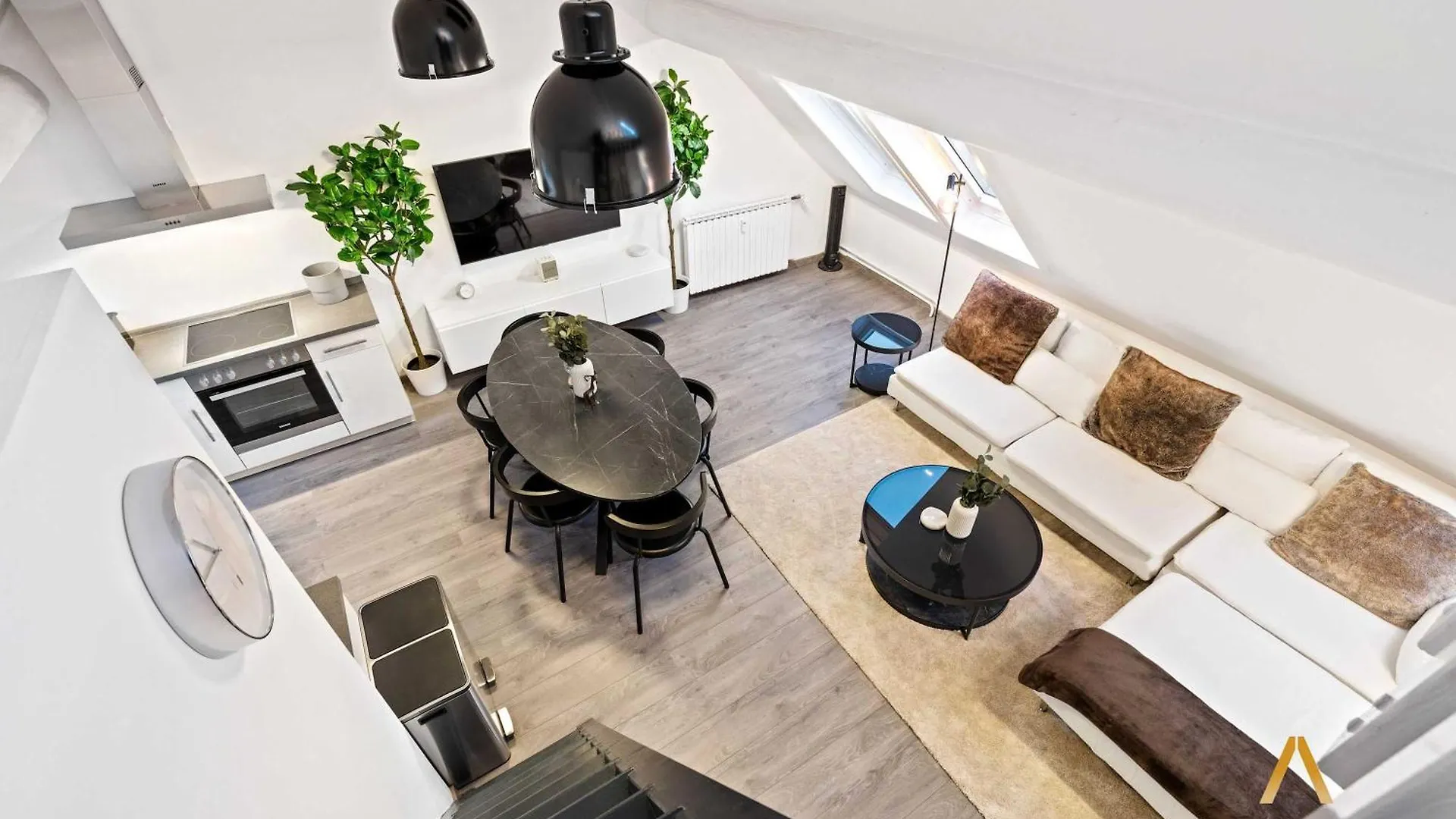 Apartman Charming 1Br Loft In Ville-Haute, Luxemburg